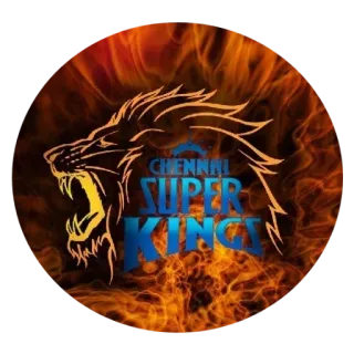 🦁 CHENNAI SUPER KINGS Cricket, Sport, Squadra, Leone, Fuoco, Chennai Super Kings telegram sticker