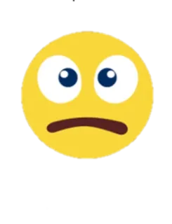☹️ อิโมจิ, หน้า, เศร้า, โกรธ, สีเหลือง, สีหน้า telegram sticker