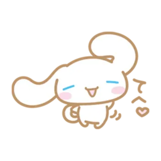 😌 Cinnamoroll niedlich, kawaii, Sanrio, Hund, Hase telegram sticker