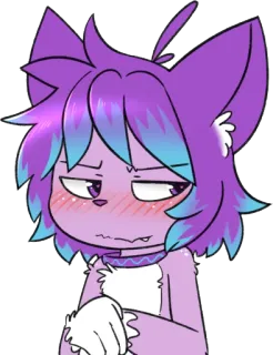 😳 アニメ, 猫, キャラクター, 漫画, 可愛い telegram sticker