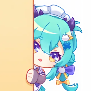👀 アニメ, ちび, かわいい, ステッカー, 漫画 telegram sticker