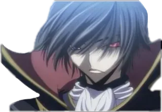 😏 Lelouch Lamperouge Code Geass anime, code geass, lelouch, lelouch lamperouge, zero, geass telegram sticker
