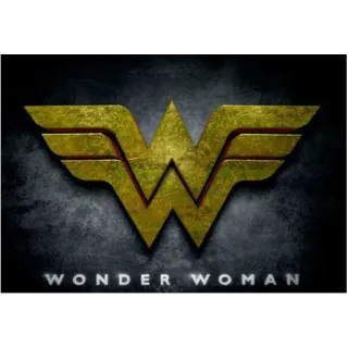 😟 Wonder Woman WONDER WOMAN Wonder Woman, DC Comics, Superhéroe, Logo, Oro, Película, Cómic telegram sticker