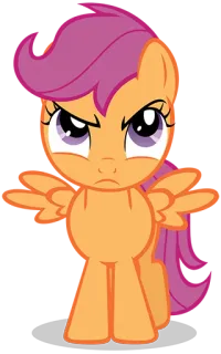 Scootaloo Pony telegram stickers
