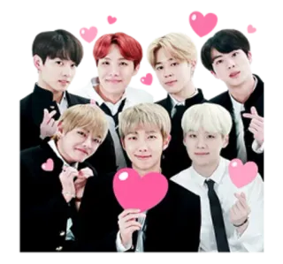 ❤️ BTS, K-pop, Pop coreano, Boy band, Musica, Gruppo, Celebrità telegram sticker
