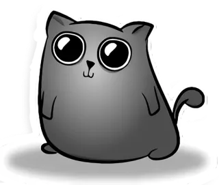 ☺️ gato, adesivo, animal, fofo, desenho animado, animal de estimação telegram sticker