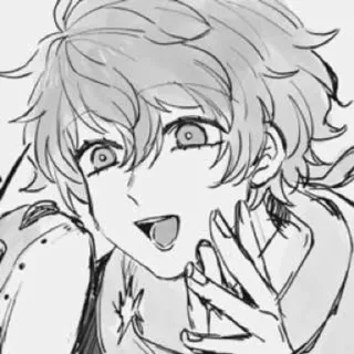 🌟 Anime, Manga, Ilustracja, Portret, Postać, Grafika, Sztuka cyfrowa telegram sticker