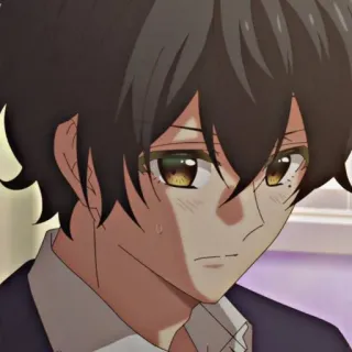 😅 anime, junge, traurig, charakter telegram sticker