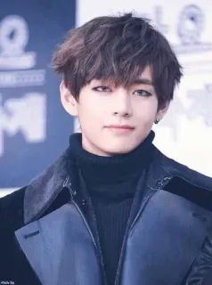 😏 V BTS, K-pop, Cantante coreano, Celebrità, Idol telegram sticker