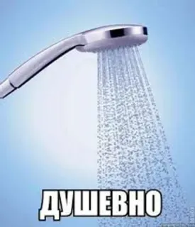 🛁 ДУШЕВНО telegram sticker