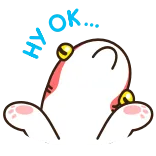 🥺 OK kucing, ok, setuju, lucu, binatang, kartun telegram sticker