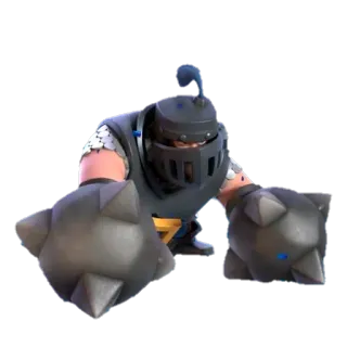 🔘 Jeu vidéo, Chevalier noir, Mêlée, Armure, Gantelets cloutés, Noir whatsapp sticker