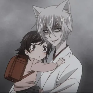 🦊 Tomoe Kamisama Kiss anime, manga, fox, demon, cute telegram sticker