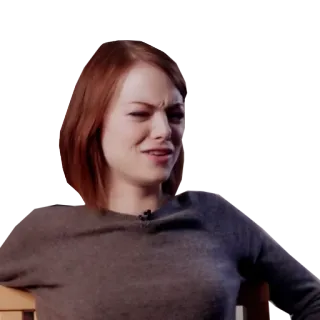 😌 Emma Stone 여배우, 유명인, 사람, 여자 telegram sticker