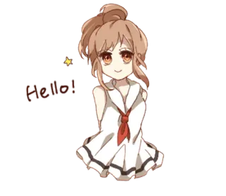 👩 Magical Anime, Mädchen, Magie, Süß, Chibi, Aufkleber telegram sticker