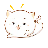 😝 gato, dibujos animados, mono, descarado, dedo corazón, grosero telegram sticker
