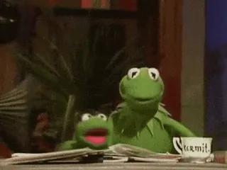 😝 Kermit kermit. Кермит Лягушонок, Маппеты, Мем, Лягушка, Кукла telegram sticker