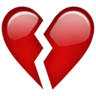 💔 разбитое сердце, разбитое сердце, грустный, любовь, отношения, эмоциональный telegram sticker
