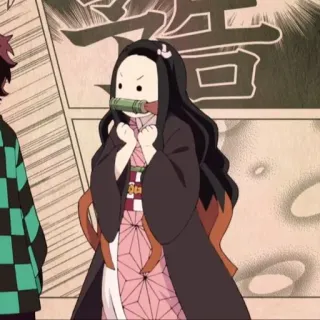 nezuko whatsapp stickers