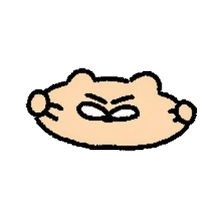 🥚 Dibujos animados, Enojado, Expresión facial, Divertido, Pegatina, Lindo, Dibujo telegram sticker