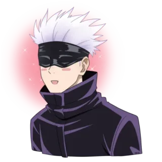 ☺️ Gojo Satoru Jujutsu Kaisen Anime, Manga, Gojo Satoru, Jujutsu Kaisen, Personaje, Sticker whatsapp sticker