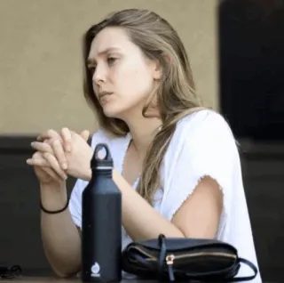 ◾️ Elizabeth Olsen woman, actress, celebrity, elizabeth olsen, portrait, person telegram sticker