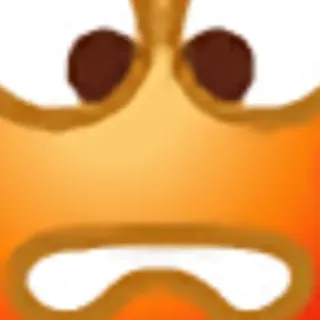 🥵 emoji, angry, face, expression telegram sticker
