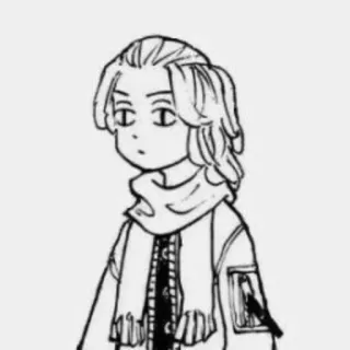 😟 Anime, Manga, Dibujo animado, Personaje, Dibujo, Sticker whatsapp sticker