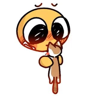 😀 絵文字, 猫, かわいい, ステッカー, カワイイ telegram sticker