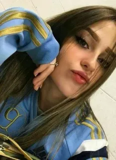 ❤️ mulher, menina, retrato, beleza, pessoa, feminino telegram sticker