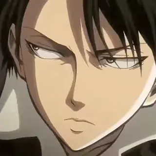 ⚔ Levi Ackerman Attack on Titan attack on titan, levi, levi ackerman, anime, manga, pasukan pengintai, prajurit, karakter telegram sticker