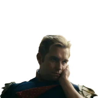 🥺 Homelander The Boys Superheld, Fernsehsendung, Bösewicht, Charakter, patriotisch telegram sticker