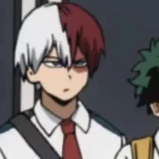 ❄️ Shoto Todoroki My Hero Academia Anime, My Hero Academia, Todoroki, Shoto Todoroki, Postać telegram sticker