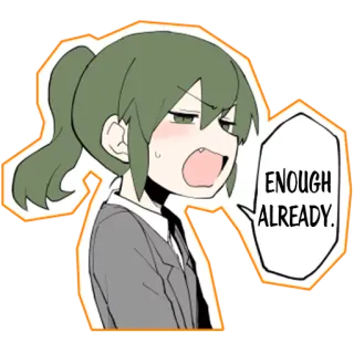 senpai ga urusai kouhai no hanashi @Nekosticker telegram stickers