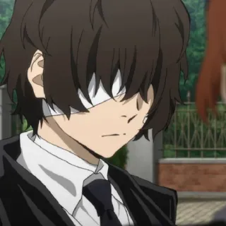🥀 Osamu Dazai Bungou Stray Dogs anime, manga, dazai, bungou stray dogs, osamu dazai telegram sticker