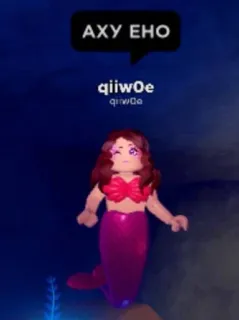 😍 АХУ ЕНО русалка, аватар, игра, Roblox whatsapp sticker