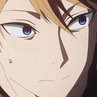 😓 Anime, Charakter, Porträt, Gesicht, Junge telegram sticker
