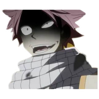 😣 Natsu Dragneel Fairy Tail Anime, Fairy Tail, Natsu Dragneel, Engraçado, Bravo, Desenho animado, Animação whatsapp sticker