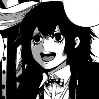 🌟 Anime, Manga, Bianco e nero, Personaggio telegram sticker