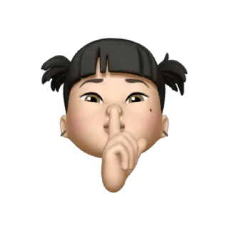 🤫 эмодзи, лицо, тсс, тихо, тишина, палец, рот telegram sticker