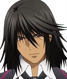 😕 Anime, Personaggio, Ritratto, Personaggio anime, Capelli scuri, Uomo whatsapp sticker