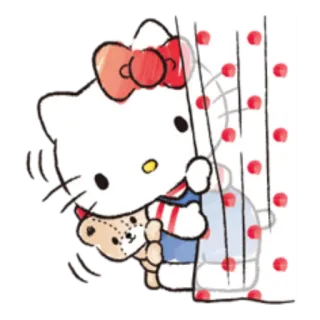 😶 Hello Kitty Dessin animé, Mignon, Hello Kitty, Sanrio telegram sticker