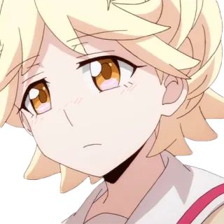 😞 Anime, Dibujo animado, Personaje, Ilustración telegram sticker