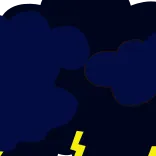 🚨 tormenta, trueno, relámpago, clima, lluvia, nubes whatsapp sticker