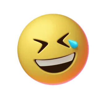 🌟 emoji, lachen, huilen, blij, gezicht, uitdrukking telegram sticker