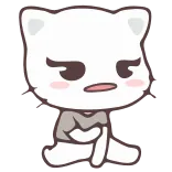 🤤 gato, animal, pegatina, lindo, personaje whatsapp sticker
