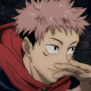 🌟 Yuji Itadori Jujutsu Kaisen Anime, Manga, Jujutsu Kaisen, Yuji Itadori, Personnage, Dessin animé telegram sticker