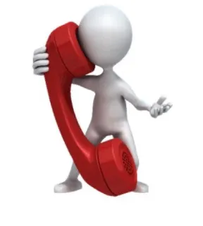📞 phone, call, communication, 3d, stick figure telegram sticker