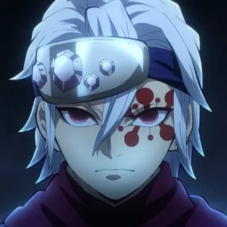 💎 Tengen Uzui Demon Slayer Anime, Manga, Demon Slayer, Tengen Uzui, Sangre, Pegatina telegram sticker
