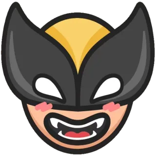 😤 Wolverine Wolverine, Marvel, X-Men, Komik, Superhero telegram sticker